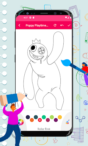 Rainbow Friends Coloring Book Screenshot 2