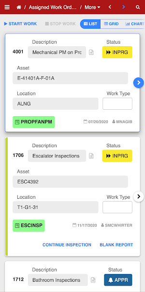 Prometheus Mobile for Maximo Screenshot 1