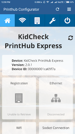 KidCheck PrintHub Setup Screenshot 1