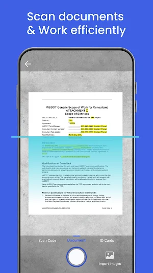 X Cam Scanner, PDF scanner Screenshot 0