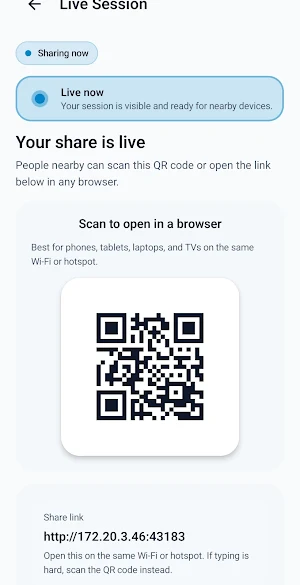 DirectServe: File Transfer Screenshot 1