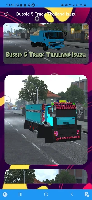 Bussid 5 Truck Thailand Isuzu Screenshot 2