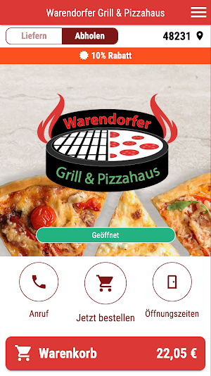 Warendorfer Grill & Pizzahaus Screenshot 0
