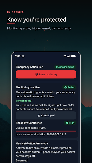 InDanger: Personal Safety SOS Screenshot 1