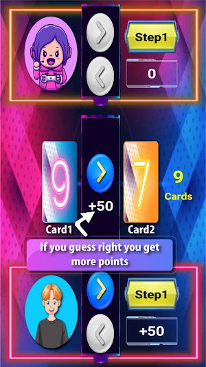 Bigger Smaller Guess Screenshot 2