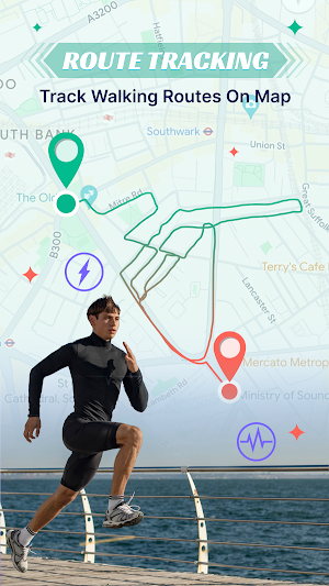 Pedometer: Steps & Distance Screenshot 1