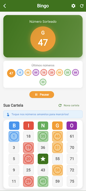 Reals Bingo Screenshot 3