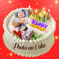 Name photo on Birthday cake