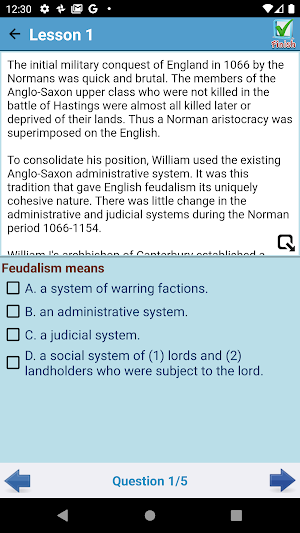 English Reading Comprehension Screenshot 2