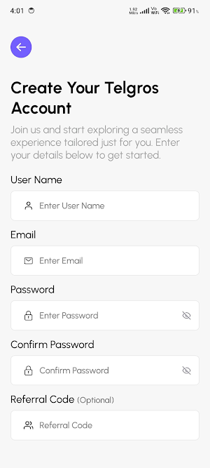 Telgros Screenshot 2