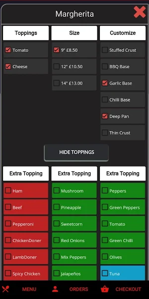 OYes Pizza Kebab Screenshot 1