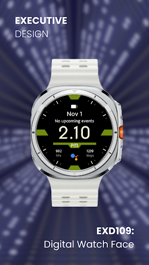 EXD109: Digital Watch Face Screenshot 2