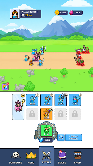 Portal of Heroes: Idle RPG Screenshot 0