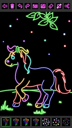 Magical Drawing Glow Screenshot 1