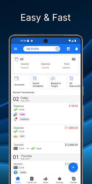 Manage Money: Budget & Finance Screenshot 1