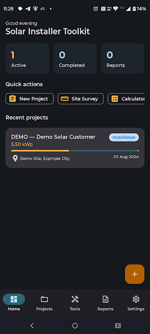 Solar Installer Toolkit Screenshot 0