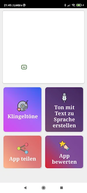 Klingelton aus Text erstellen Screenshot 0