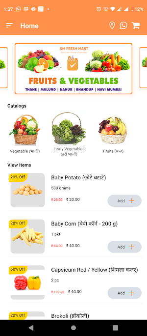 SM Fresh Mart Screenshot 1