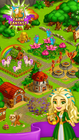 Farm Fantasy: Fantastic Day and Happy Magic Beasts Screenshot 1