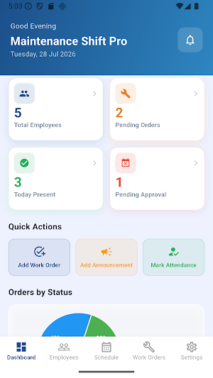 Maintenance Shift Pro Screenshot 0