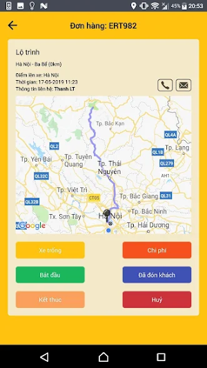 Sài Gòn Car Rental Driver Screenshot 3