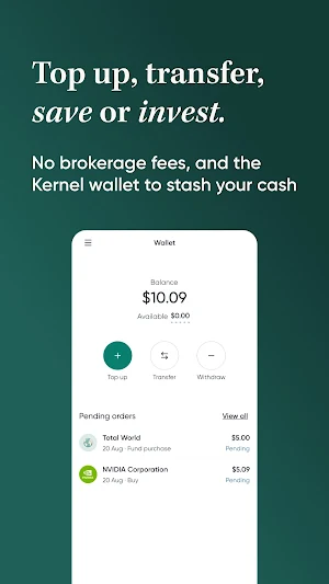 Kernel Wealth Screenshot 2