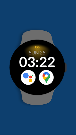Essential Digital watch face Screenshot 3