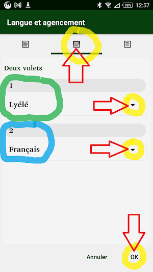 Lyele avec français English Screenshot 3