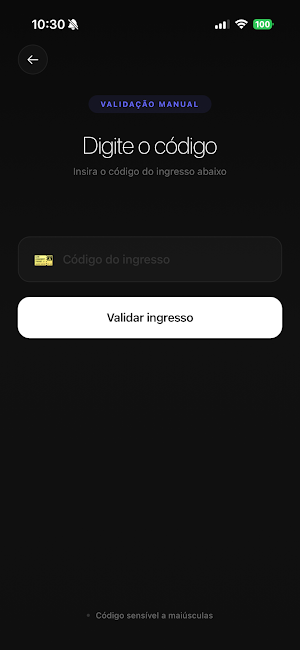 Partiu Validador Screenshot 2