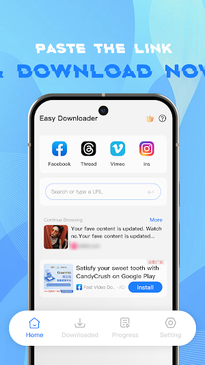Easy Downloader - Ace Player Screenshot 0
