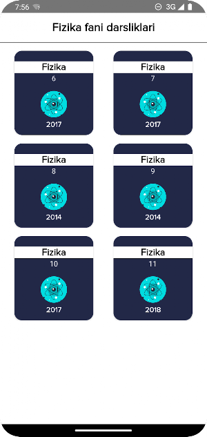 Fizika 6 7 8 9 10 11 sinf Screenshot 0