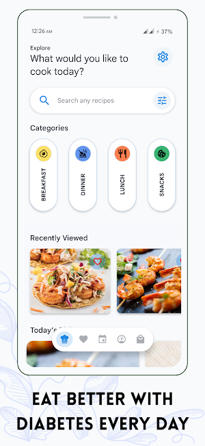 Diabetes MealPrep Diet Planner Screenshot 2
