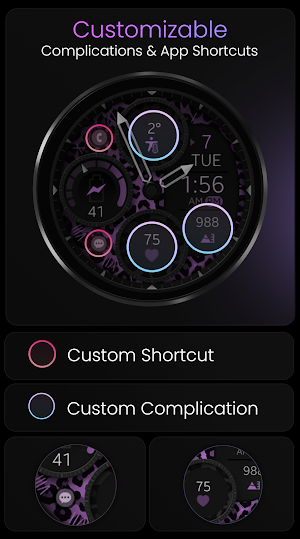 Dream 150 Leopard Watch Face Screenshot 3