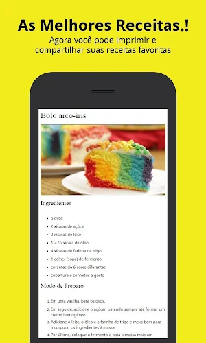 Receita de Bolos de Aniversário Screenshot 1