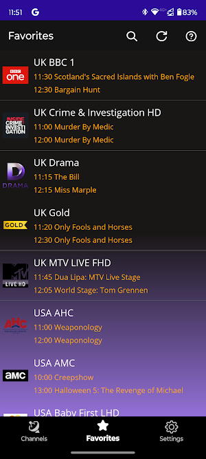 MyIPTV Player Screenshot 1