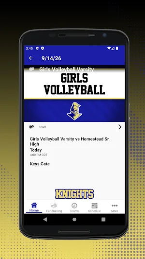 Knights Athletics Screenshot 2