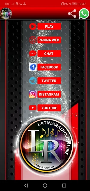 Latina Radio Screenshot 1