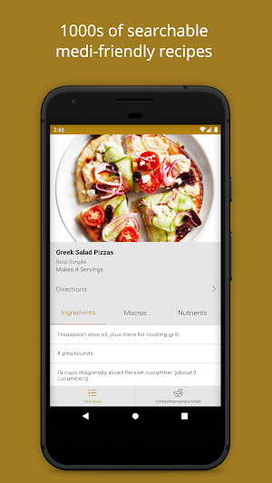 MyMedi: Mediterranean Diet Tracker & Meal Plan Screenshot 2