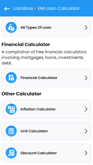LoanBoss - EMI Loan Calculator Screenshot 0