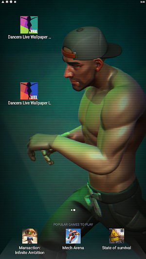 Dancers Live Wallpaper Lite Screenshot 1