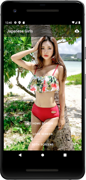 Sexy Japanese Girls Wallpaper Screenshot 2