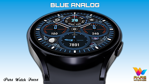 Blue Analog Watch Face Screenshot 2