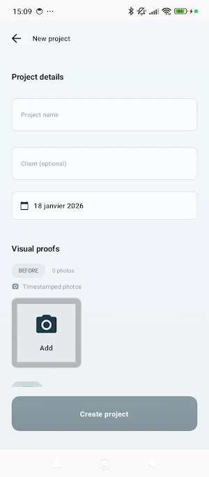 Before After Proof: Job Photos Screenshot 2