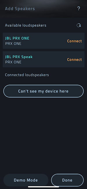 JBL Pro Connect Screenshot 3