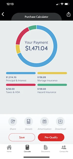 Lexco Lending Mtg Calculator Screenshot 2