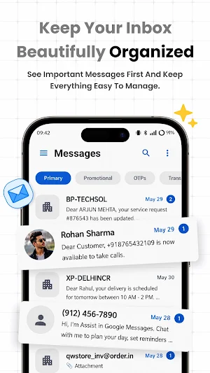 Messages: SMS, Chat & Text Screenshot 0