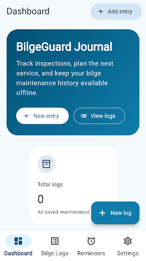 BilgeGuard Journal Screenshot 0
