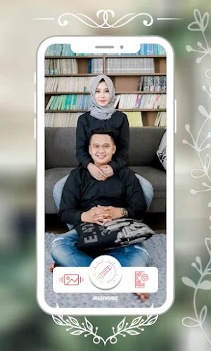 Hijab Wedding Couple Bridal Dress Screenshot 1