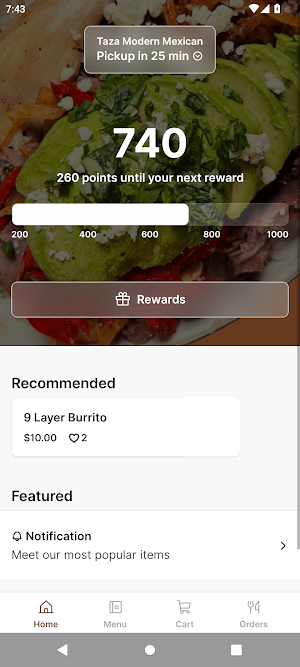 Taza Mexican Grill Screenshot 0