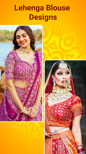 Lehenga Blouse Designs Screenshot 0